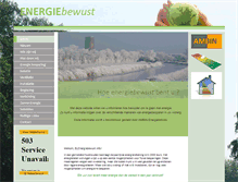 Tablet Screenshot of energiebewust.info